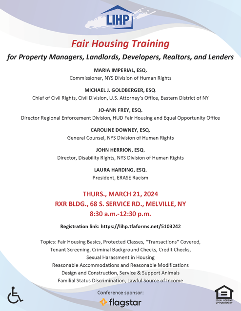Fair Housing Training Conference - March 21st 2024 